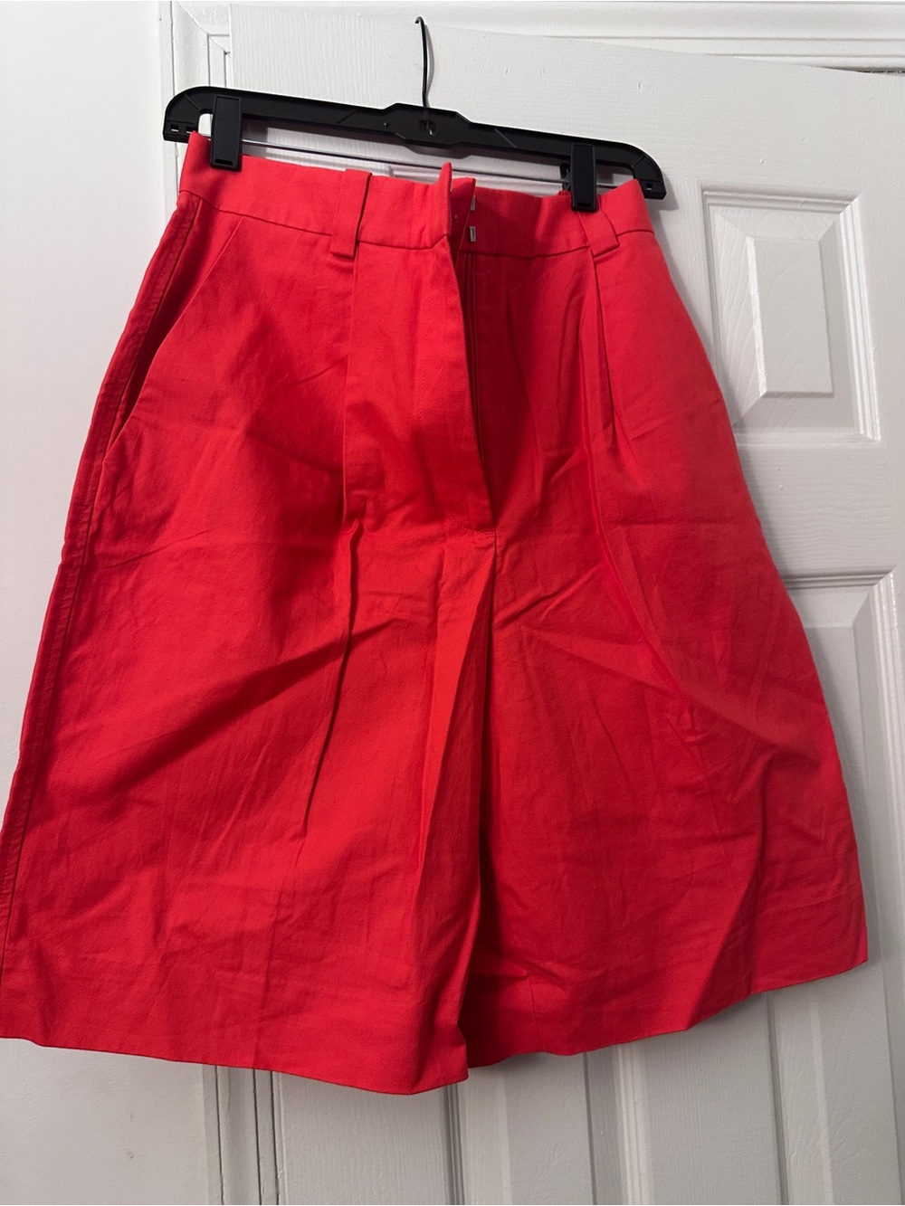 COS Bright Red Cotton-Linen Garment
